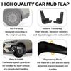 4PCS Mud Flaps for Ford Mustang MACH-E 2021-2025 Front Rear Mud Guards Splash Guards with Hardware Kit Car Accessories