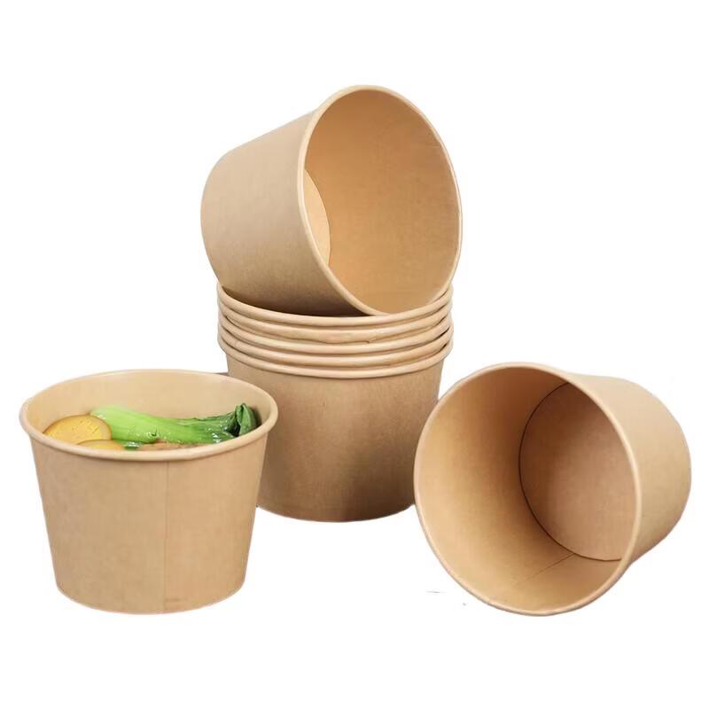 550ml Disposable Paper Bowl, 100 Count