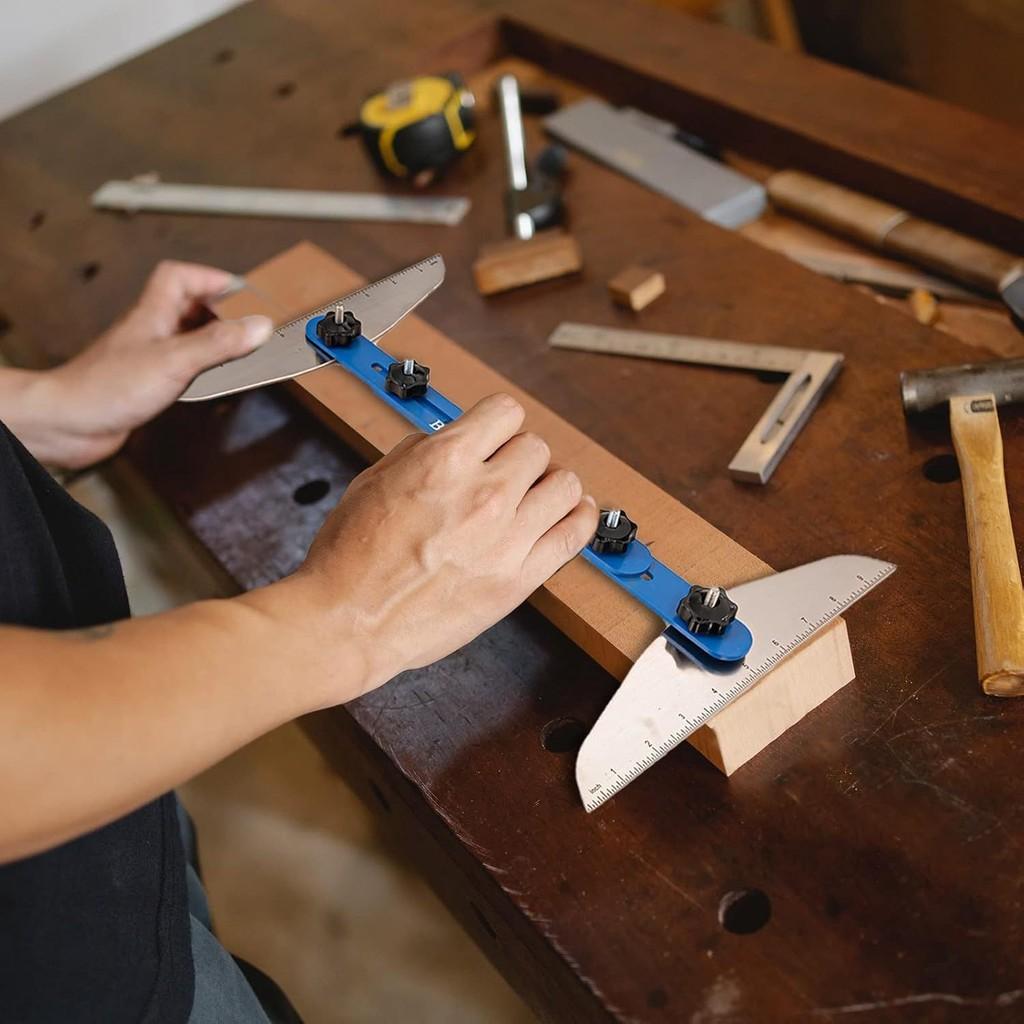 Aluminum Alloy Staircase Ruler Portable Household Stair Measuring Ruler Professional Staircase Renovation Measuring Tool