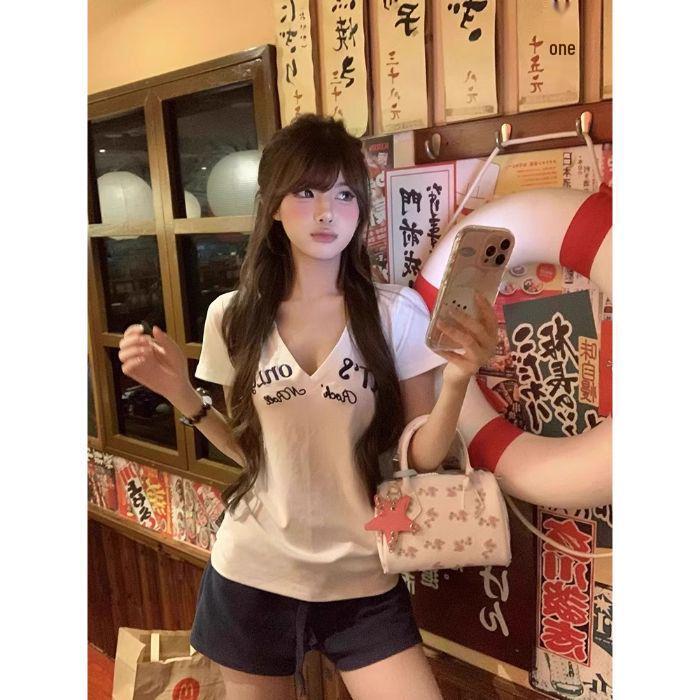 

American Spicy Girl Summer Women s Sport Casual Shorts: Petite, Drawstring, Loose Wide-Leg, Slimming A-line. XXL білий