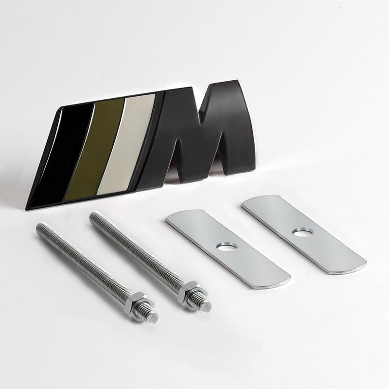 1Pc Metal BMW Grille M Badge Clip Foot Fixed Modification Logo Decorative Sticker For BMW M1 M2 M3 M4 M5 M6 M7 M8 Accessories CG0