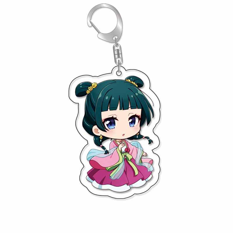 The Apothecary Diaries Acrylic Keychain: Cat Characters - Gaoshun, Jinshi & Gyokuyouhi Pendant