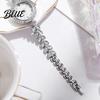 Elegant Women Watch Ladies Rhinestone Bracelet Luxury Quartz Round Dress