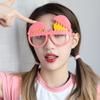 Rabbit Eyewear Glasses Easter Photo Props Party Cosplay Costumes Colorful Dancing Party Glasses Easter Party
