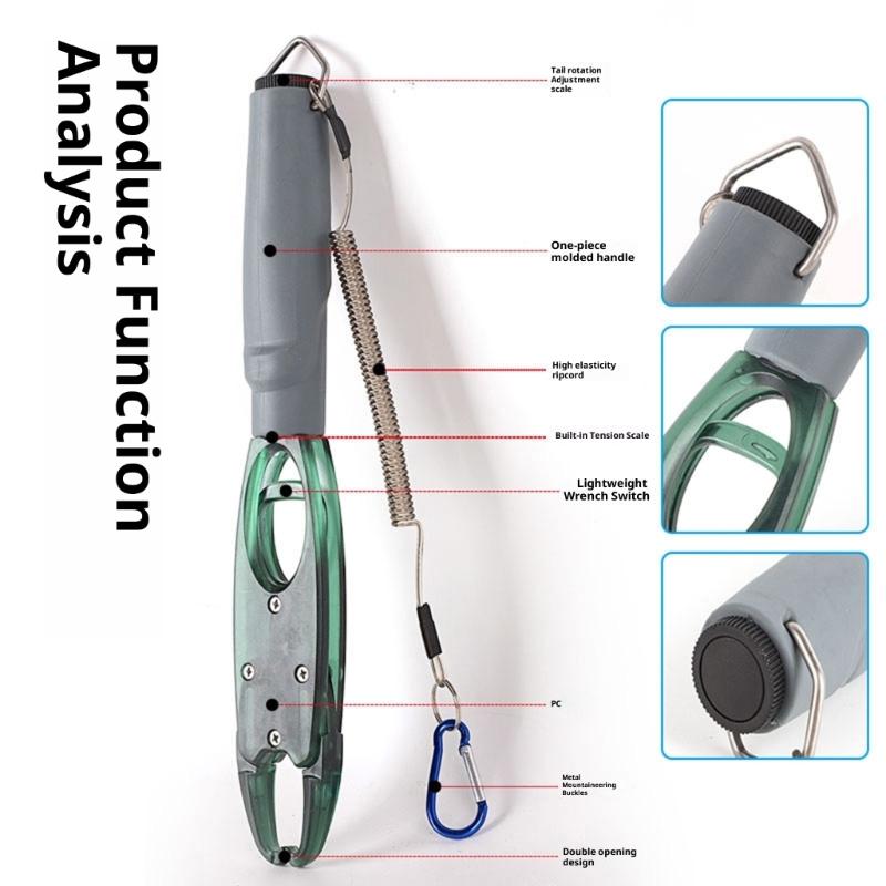 Ergonomischer Fischgreifer mit integriertem Wiegetool für effizientes Wettfischen