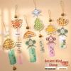 Handmade Dragon Boat Festival Bamboo Wind Chime and Paper Kite Bell Pendant Kit