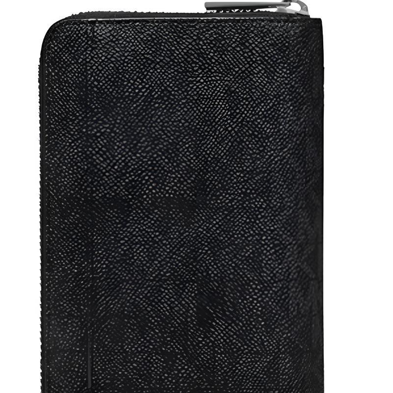 MICHAEL KORS Greyson Presbyopia Trendy Zipper Wallet Artificial Leather Wallet Large Men's Black