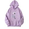 2025 Autumn and Winter New Fashion Women's Sweater Loose and Thin Hooded Top Women's Autumn and Winter Printing
