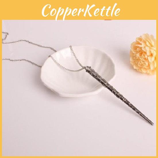 Exquisite Magic Wand Pendant Necklace For Men And Women Stylish Alloy Jewelry