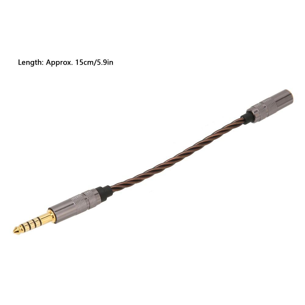 Gold Plated Plug 4.4mm To 2.5mm Balanced Cable for Phones Headphones Speakers Sound Enhancement