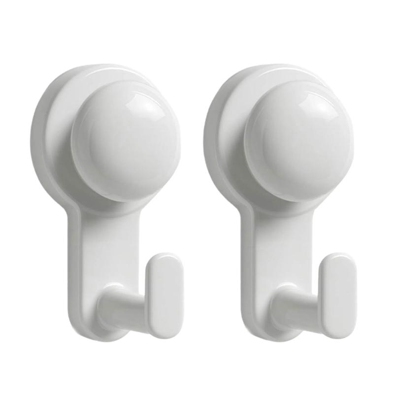 

Stainless Steel Wall Hook Waterproof Bathroom Organizers With 11lb Weight Limit Durable Stainless Steel Suction Hook белый