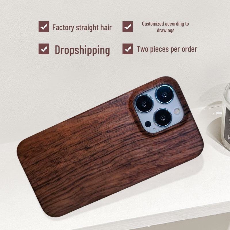 "iPhone 13 Pro/Pro Max Wooden Aramid Fiber Protective Case"