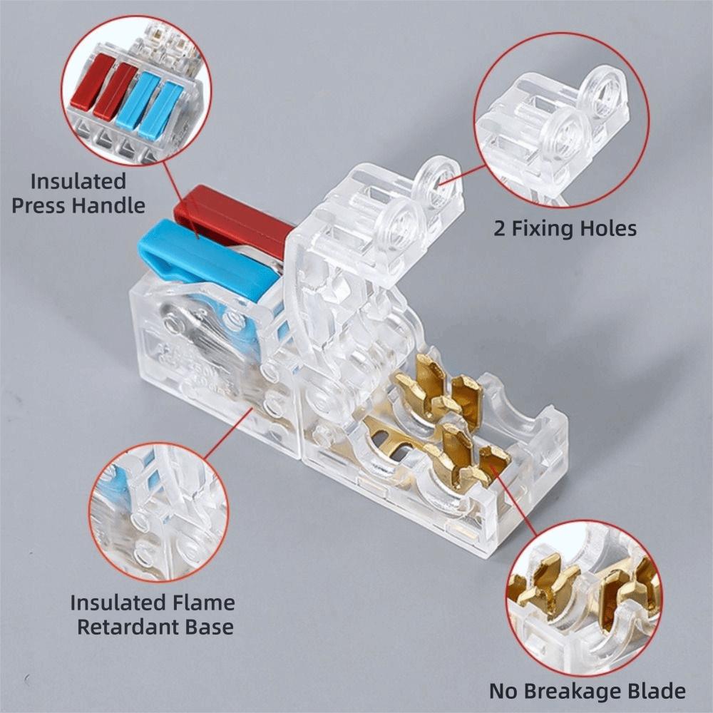 New Mini Quick Terminal Block T type Universal Fast Connector Wiring Connector Electrical