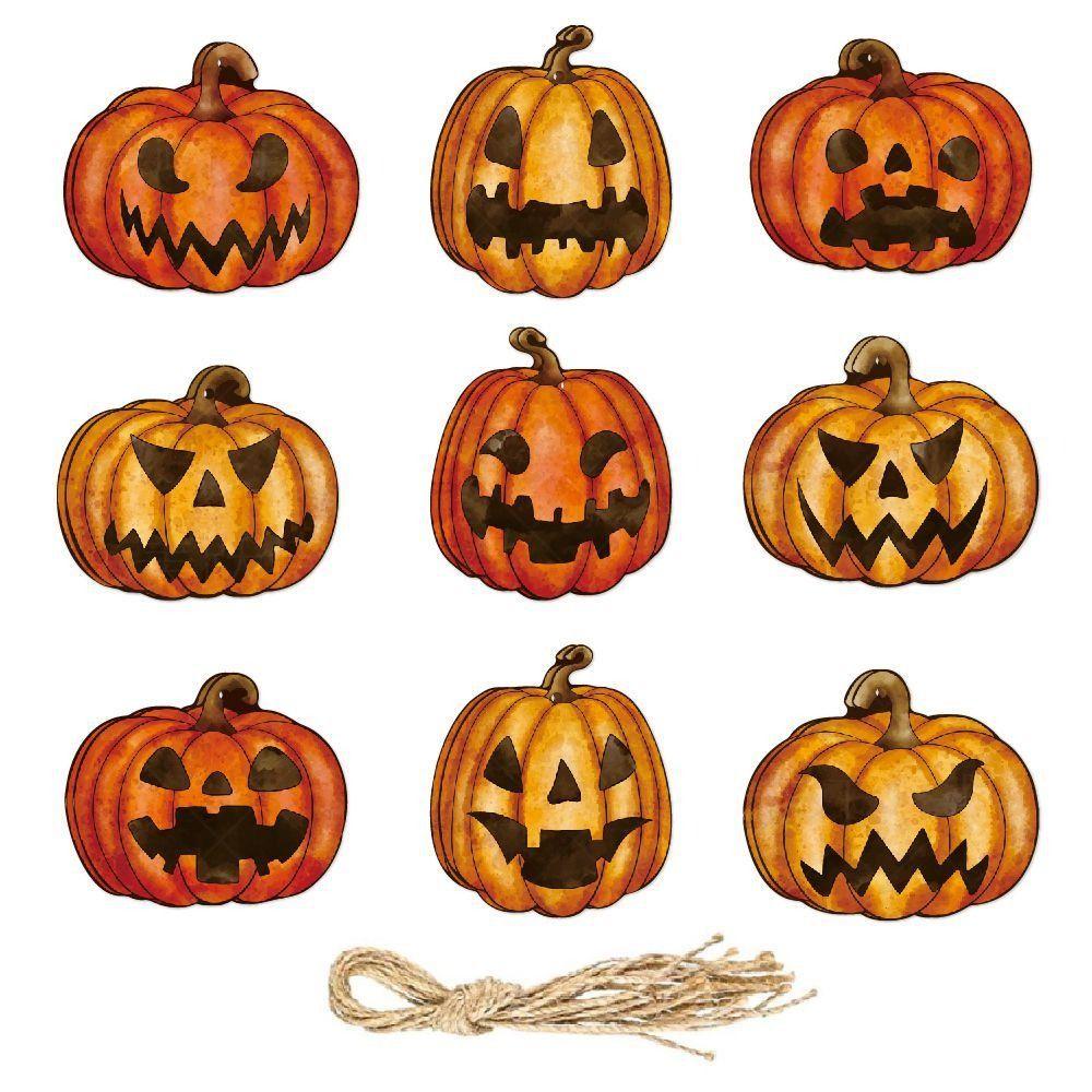 Hanging Pumpkin Pumpkin Lantern Double-sided Jam Pumpkin Hanging Paper  Pumpkin Props