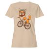 Shiba Inu Riding Bicycle Women's T-shirt
