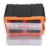 Hardware Box Organizer 2 Schubladen Werkzeugkasten Große Kapazität Schrauben Komponenten Aufbewahrungskoffer
