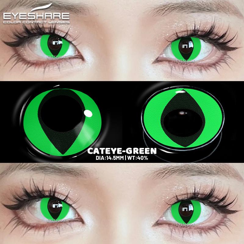 1 Pair Cosplay Contact Lenses Halloween Contact Lenses for Eyes Yearly Beautiful Pupils White Lenses Red Eye Contacts