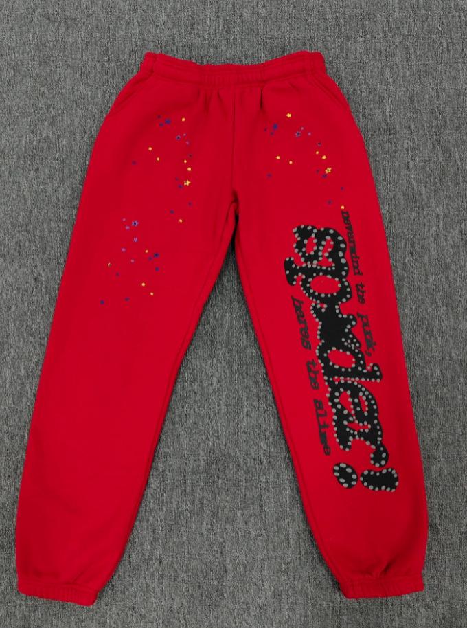 Young Thug Style Spider Web Hoodie Set