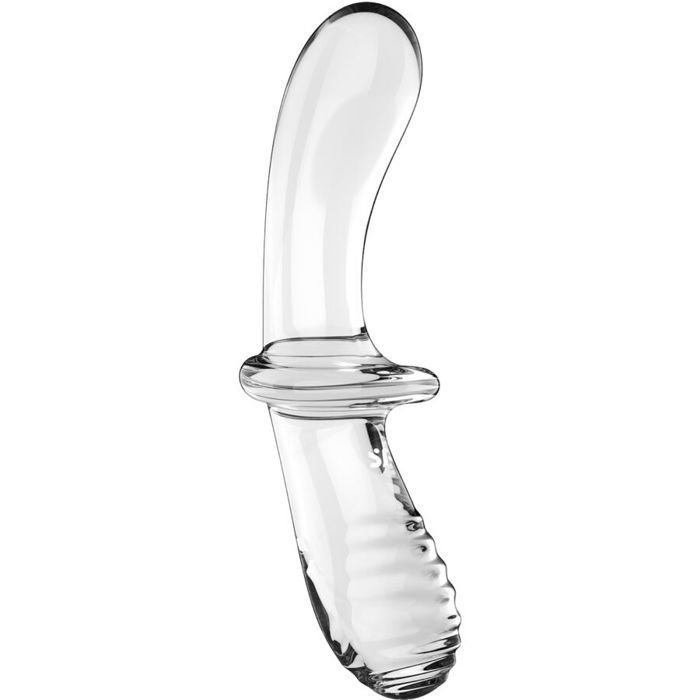 Satisfyer - gode double cristal transparent -