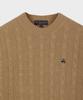 BROOKS BROTHERS Wool Cable Sweater (Beige) (Bbwrmbf401)