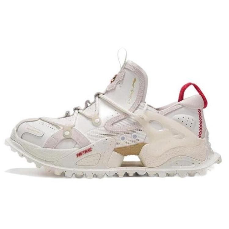 

Новые повседневные кроссовки LINING Pan Gu для мужчин, низкий верх, белые AGLS081-1 43.5