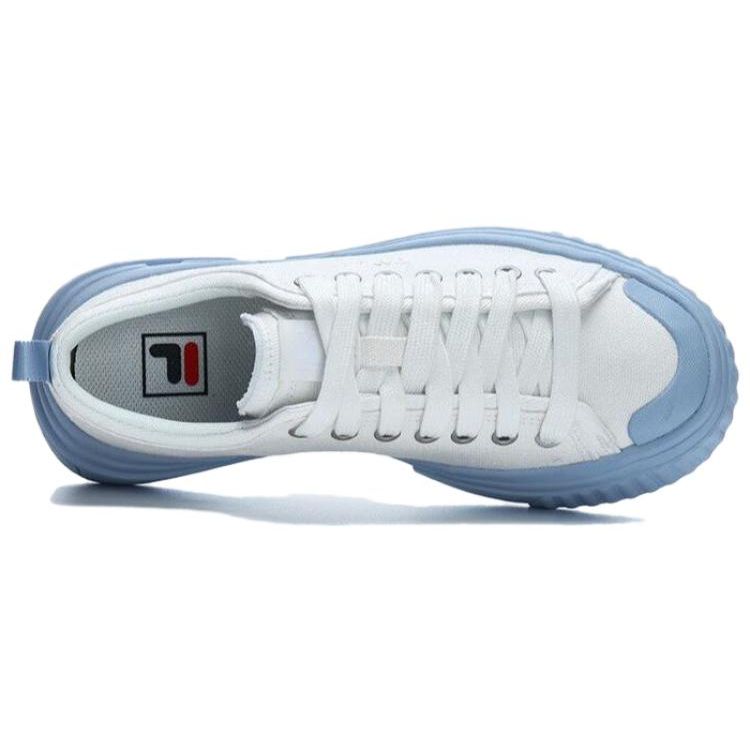 Fila Loop Retro Low-Top Canvas Sneakers Women Sneakers White Blue F12W322305FBW