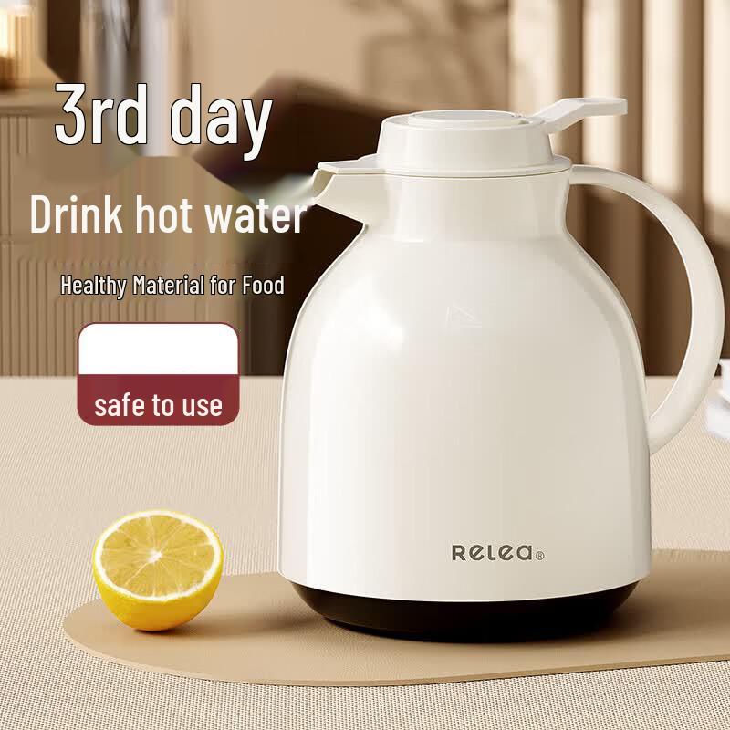 RELEA Large Capacity Glass Lined Thermal Carafe