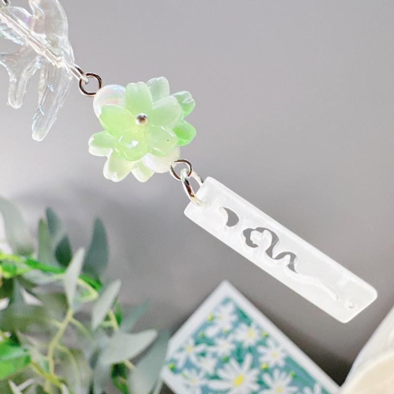 Handmade Beaded Bird Wind Chime Phone Chain Phone Embellishment Bag Decoration and Fashion Accessory for Bag and Phone