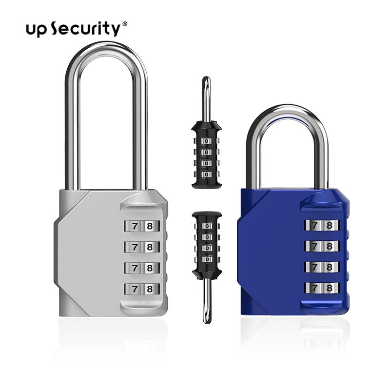 Travel Padlock Anti-theft Backpack Small Padlock Resettable 3/4 Digit Combination Suitcase Password Code Lock Luggage Padlock