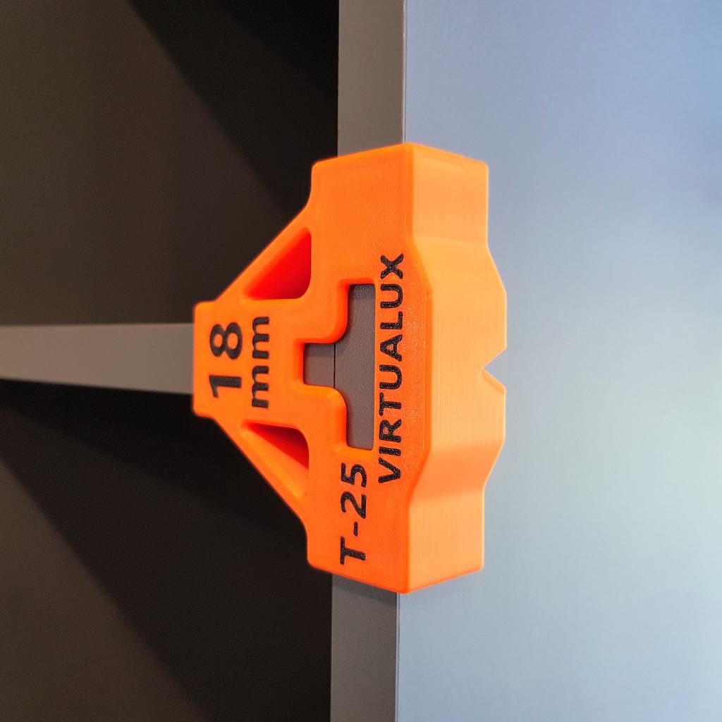 Strong T-25 Carpenter' Handle for 18mm Boards