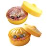 Glitzer-Knödel Fidget Toy Kawaii Weicher Knödel-Brötchen Simulation Fidget Toy Knetmasse-Ball zum Quetschen für Kinder und Erwachsene