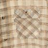 Levi's 70s Vintage Short Sleeve Check Shirt S Beige Men's Used