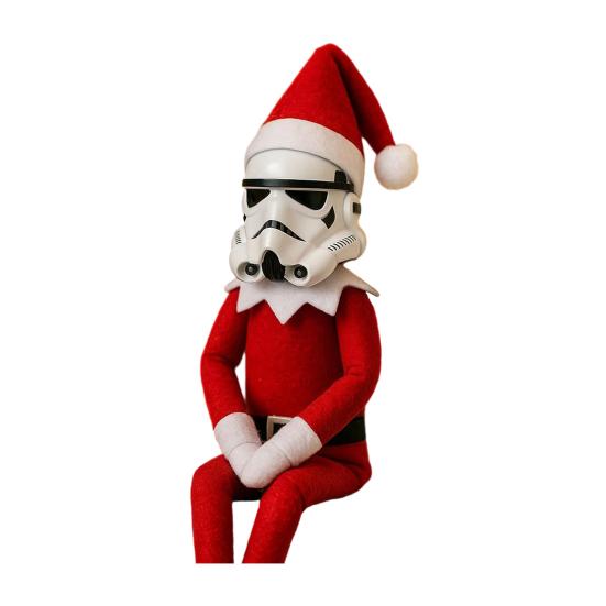 

Рождественское сидячее украшение в виде куклы штурмовика, коллекционная фигурка эльфа Снупи на полке, новинка, мягкая кукла, статуэтка, подарок для детей и взрослых
