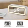 TS-3002 LED Digital Display Desk Clock Bedside Desktop Night Light Electronic Alarm Clock
