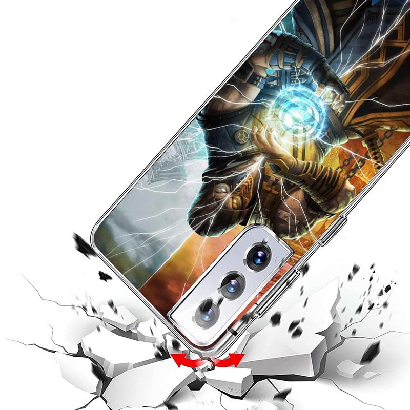 Mortal Kombat Phone Case For Samsung Galaxy S24 S25 Edge S26 Ultra S23 S22 S21 Plus S20 FE + Personalized Print Cover Galaxy S24