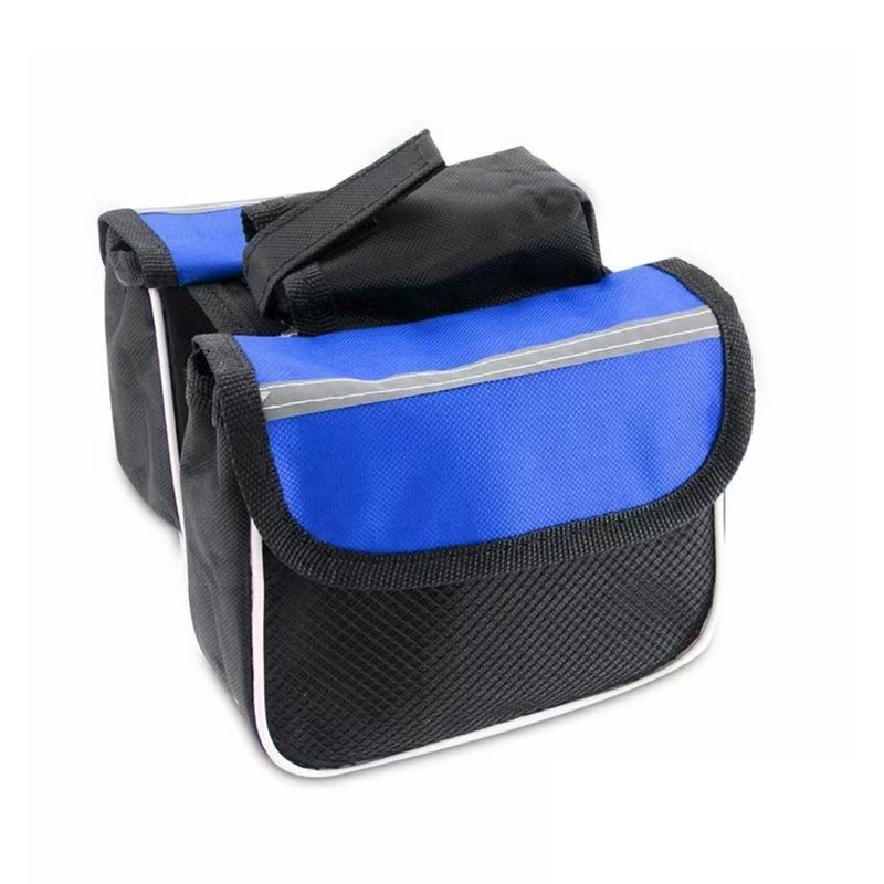 Bicycles Top Tube Bag, Cycling Frame Pouches Waterproof Bicycles Beam Pouches Front Crossbars Bag for Riding Sports