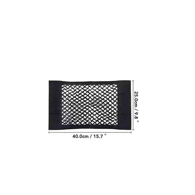 Universal Car Mesh Bag Storage Net Car Storage Bag Double Mesh Trunk Storage Net Car Built-in Storage Bag Car Trunk Storage Net