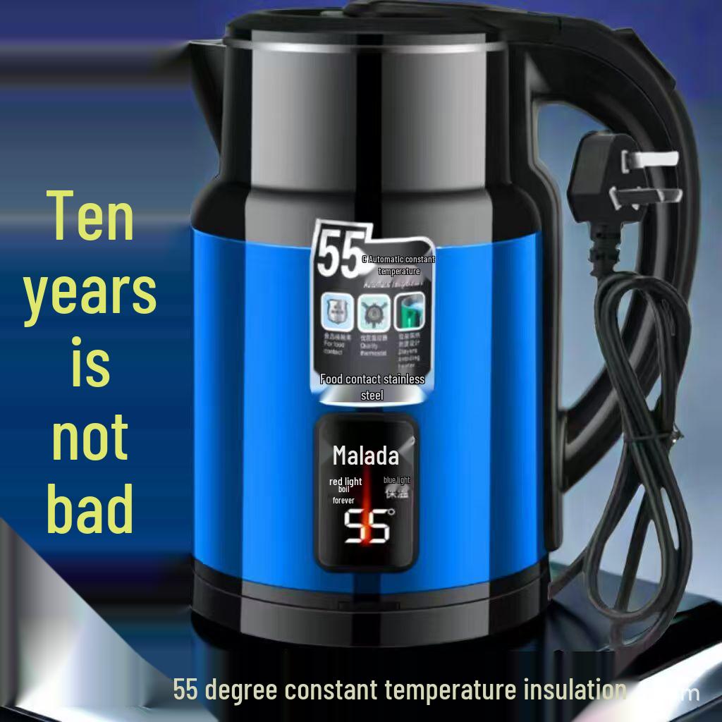 Wanlida 304 Food Grade Electric Kettle: Large Capacity, Durable, New Model with Hotel-Grade Insulation