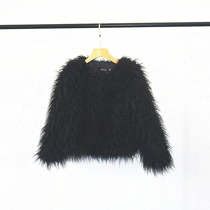 Autumn and winter new imitation beach sheep fur coat women's short young fashion fur integrated wool coat