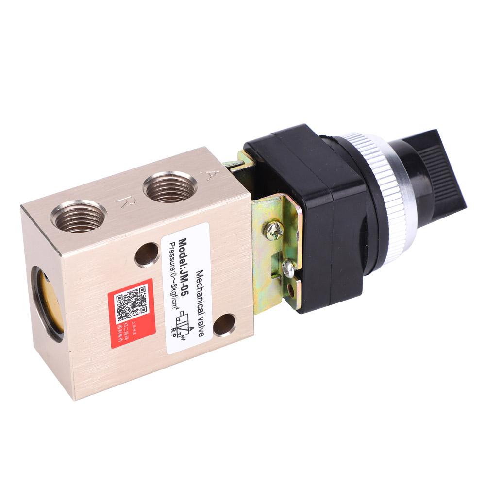 JM05 Pneumatic Mechanical Valve PT 14in 2 Position 3 Way Rotation Head Type Valve