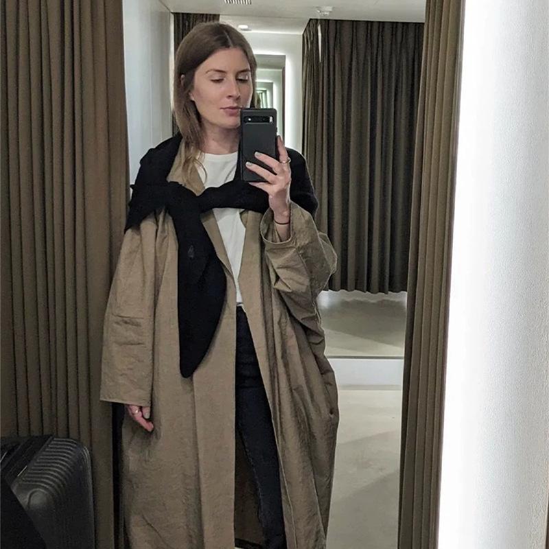 Wool Cashmere Knitted Large Triangle Scarf with Shawl Basic Women's Neck Protector