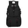 Color Outdoor Solid Large Capacity Zipper Backpack Hiking Travel Bag Bag School