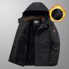 Padded Winter Jacket for Men Loose Casual Multi-pocket Padded Jacket for Outdoor Winter and Windproof Padded Jacket