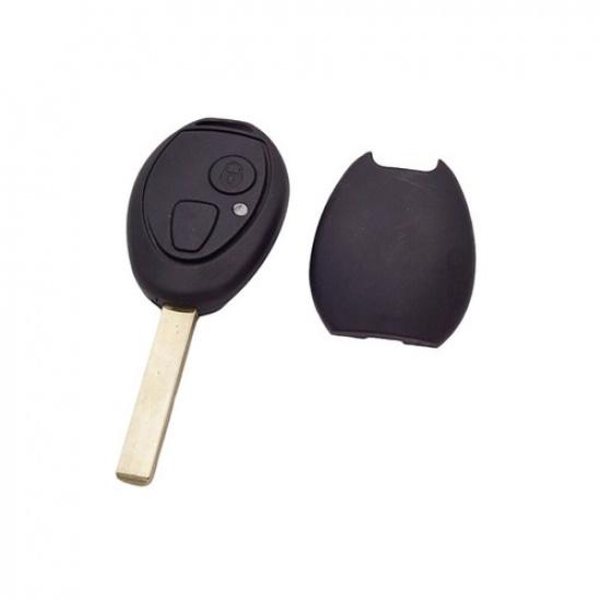 Remote Control Key Housing HU92 2 Button for Land Rover Rover 75 BMW Mini Cooper