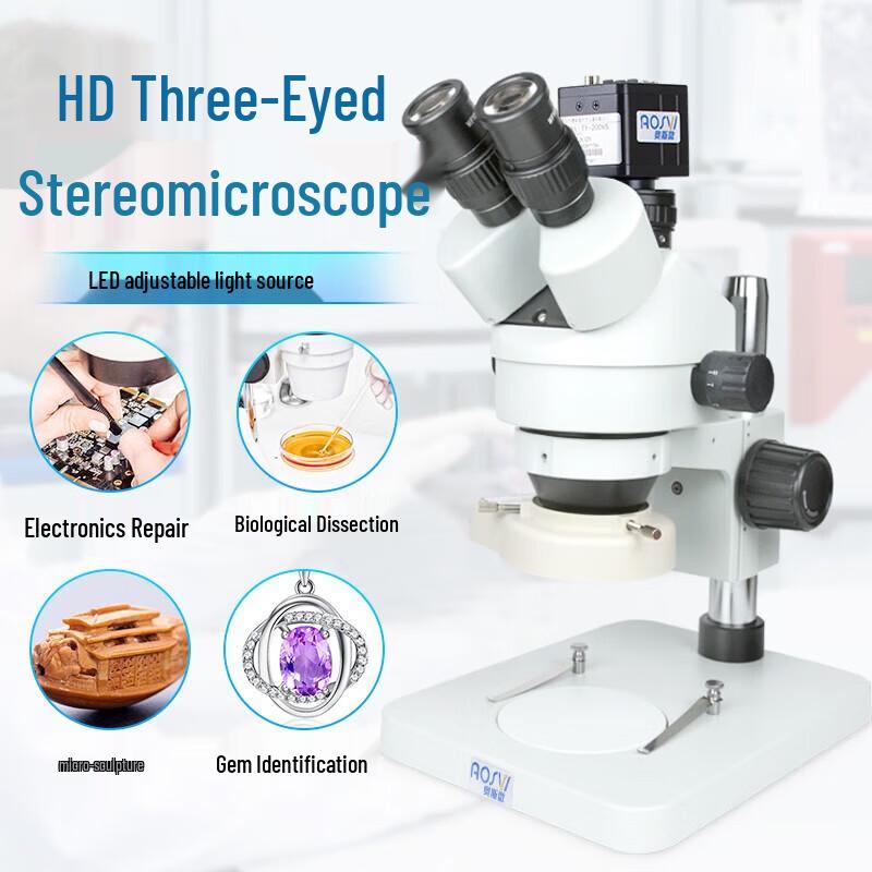 AOSVI T1-200VS Trinocular Stereo Microscope