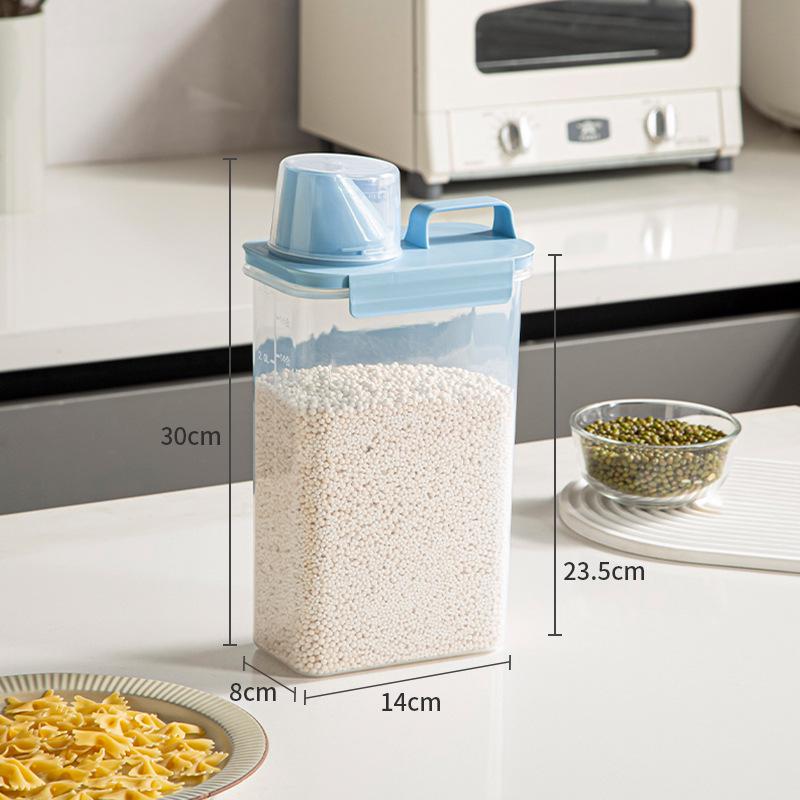 Multigrain & Millet Sealed Storage Box - Insect & Moisture-Proof Rice Bucket for Household Use