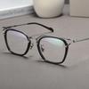 150MM Japanese Big Face Glasses Frame High Quality Designer Acetate Titanium Retro Eyeglasses Square Spectacle Personality Gafas