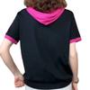 New Summer Hooded Short-sleeved T-shirt for Women with Versatile Temperament, Slim and Age-reducing Loose Letters and Diamond Top for Women