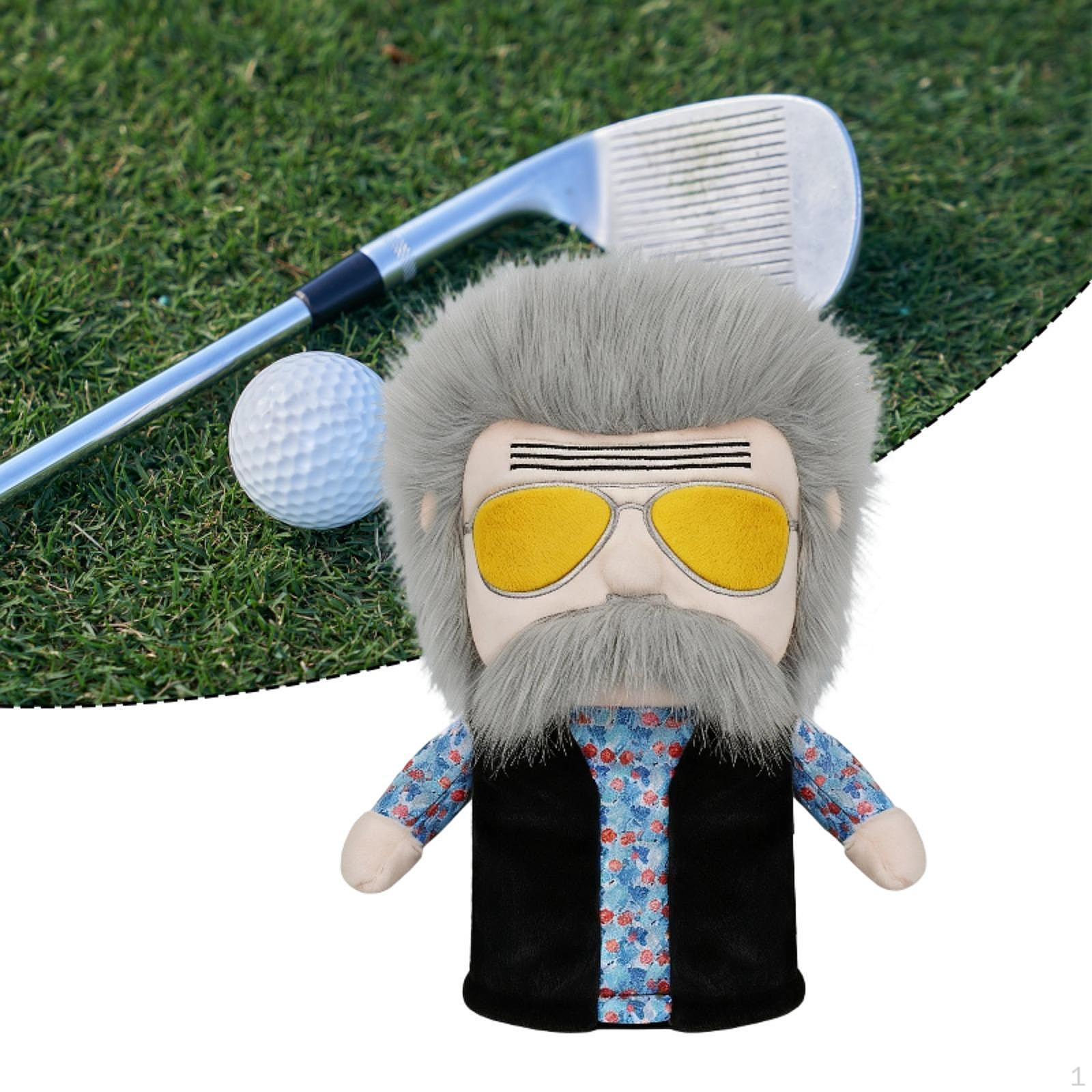 

Golf Club Head Cover for Driver Accessories Protective Sleeve Protector Sunglasses Man