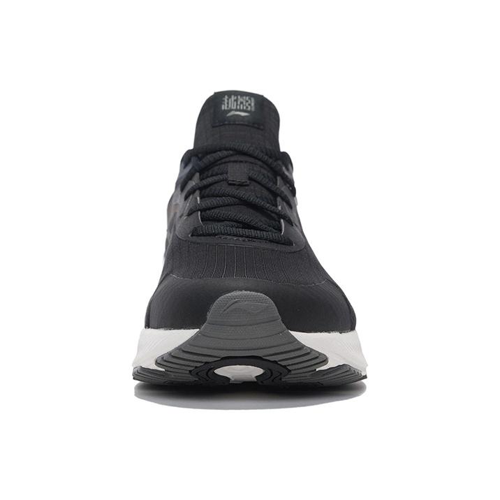 new LiNing YueYing Element Slip Resistant, Abrasion Resistant, Breathable Low Top LINING Cloud Running Shoes Men's Black